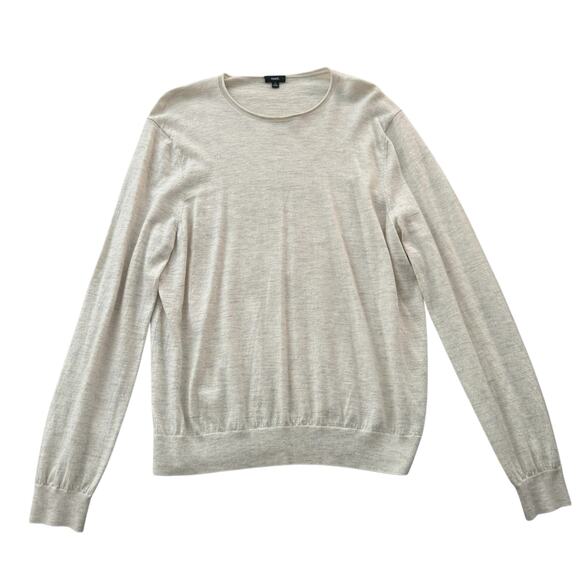 VINCE Men’s Sweater Rolled Neck Beige Wool Cashmere Size XL - Picture 2 of 5